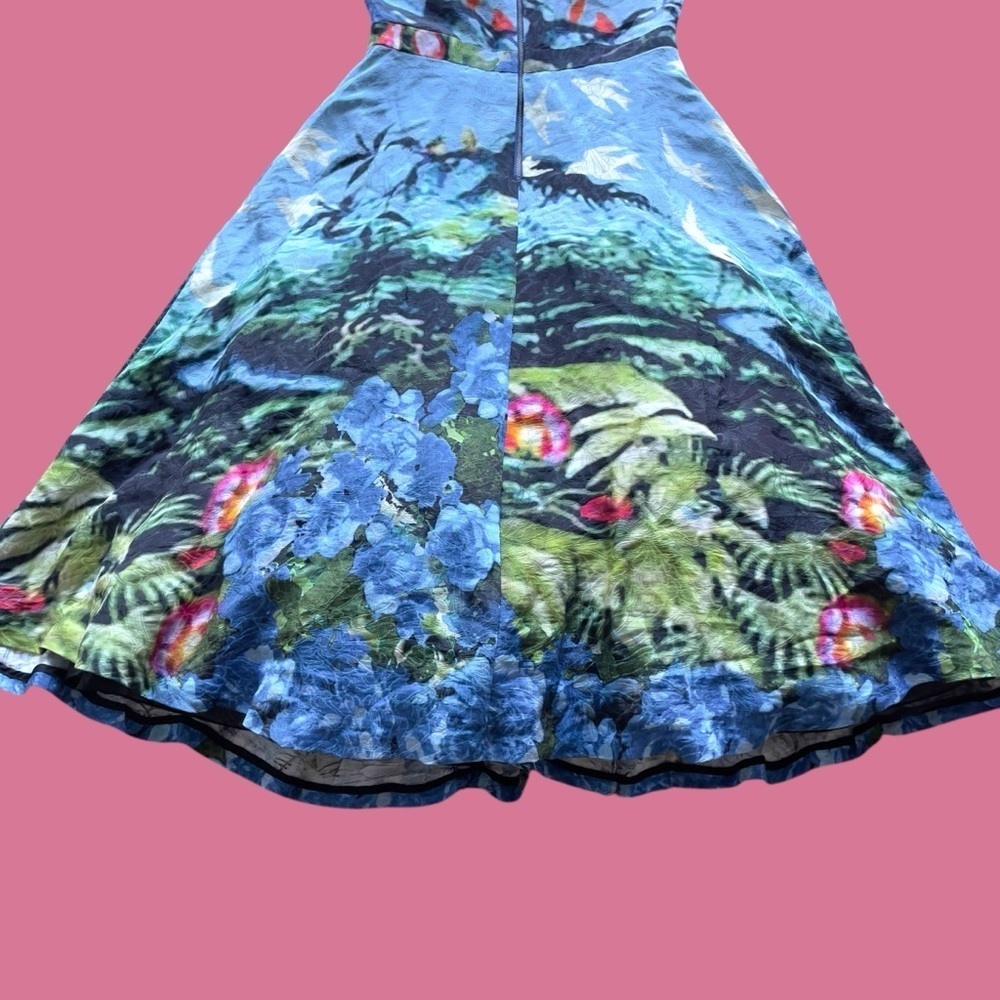 Anthropology x Tracy Reese Scenic View Linen Silk NWT Size 6 - Picture 7 of 16